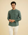 Olive Green Elegance Kurta